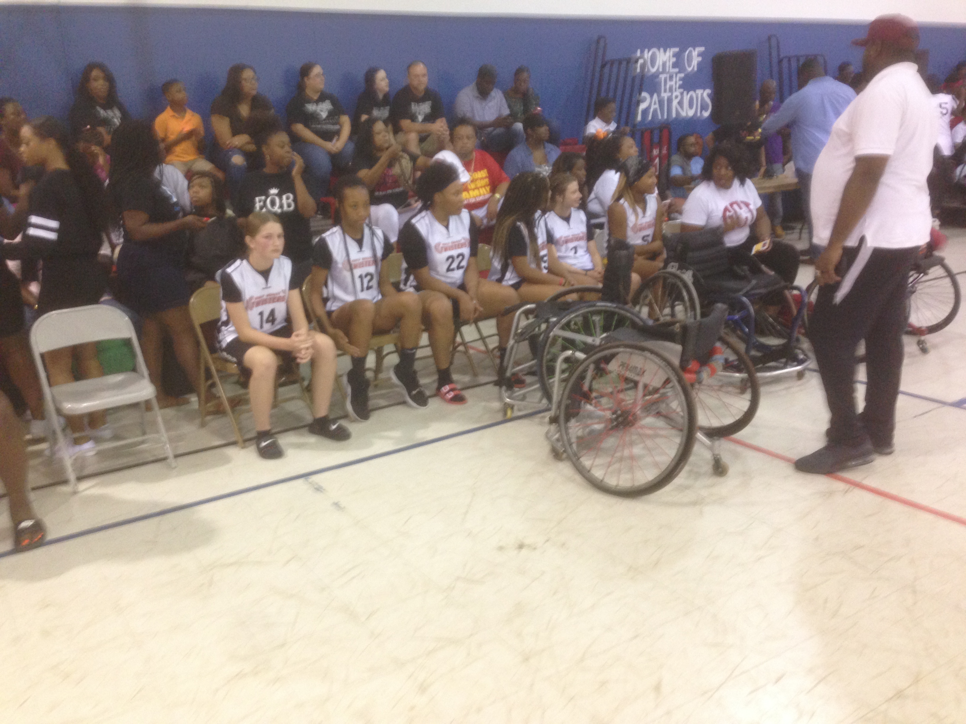 Mobile Patriots wheelchair basketball game — August 4, 2019.